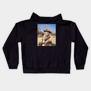 Funny Ferret Cowboy Kids Hoodie